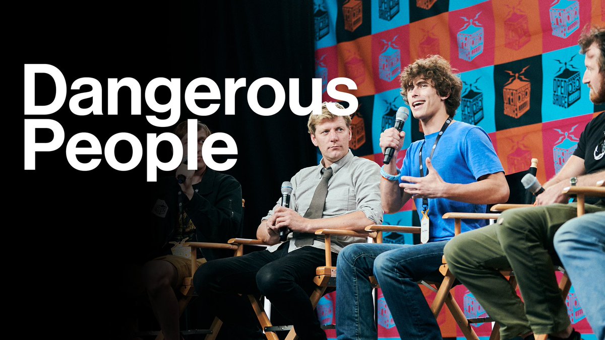 Dangerous People Panel | Open Sauce 2023 youtu.be/uP4Dp9I_dA0?si…