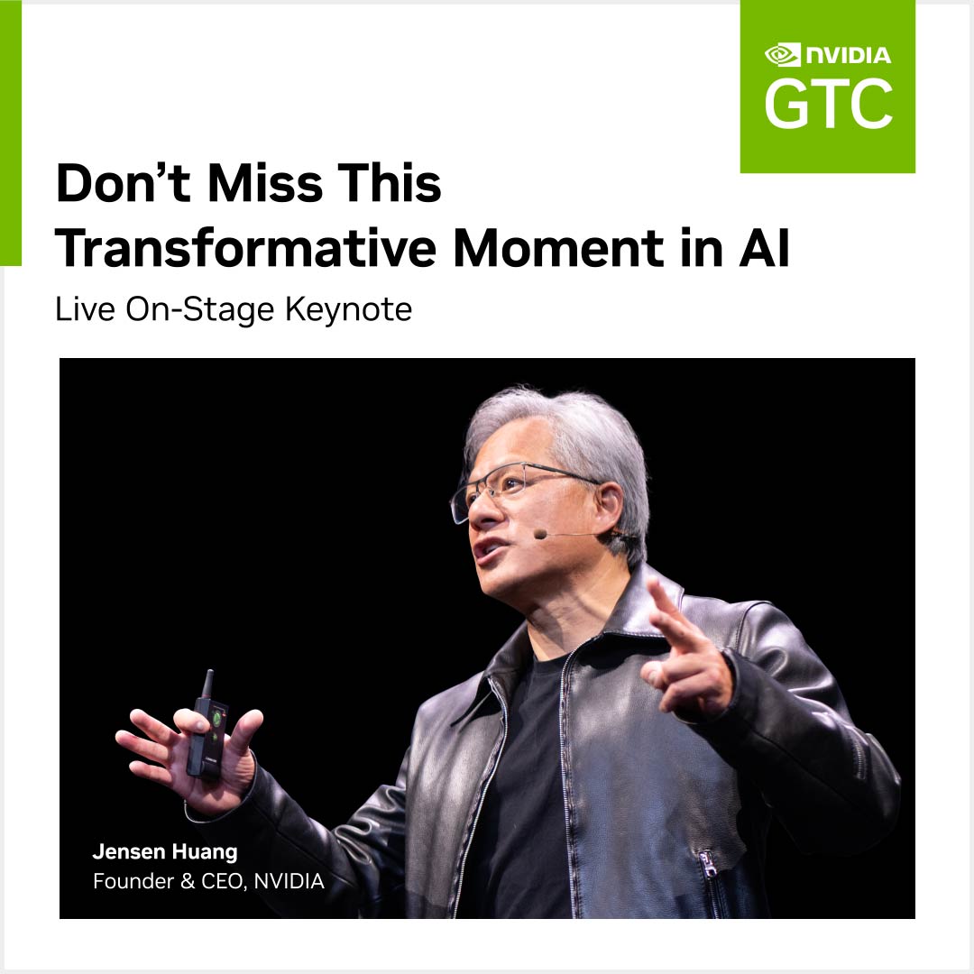 NVIDIA GTC tweet media