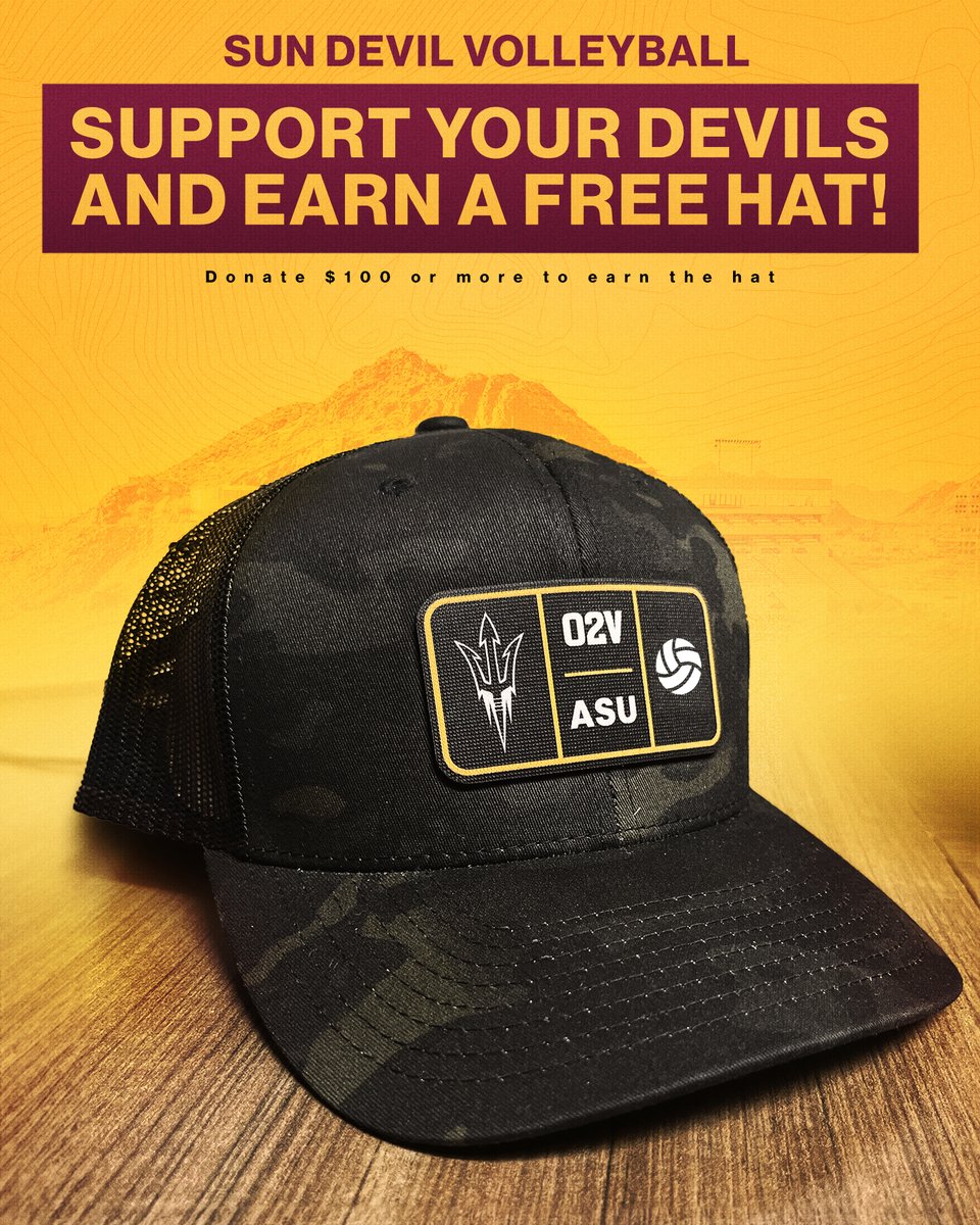 Hope to see a lot of these beautiful hats in the stands next season 😎

When you donate $100 or more to our program, you automatically get this hat! 🙌 Head here to make a donation >> bit.ly/48ZVeJh

#ForksUp /// #BackYourDevils