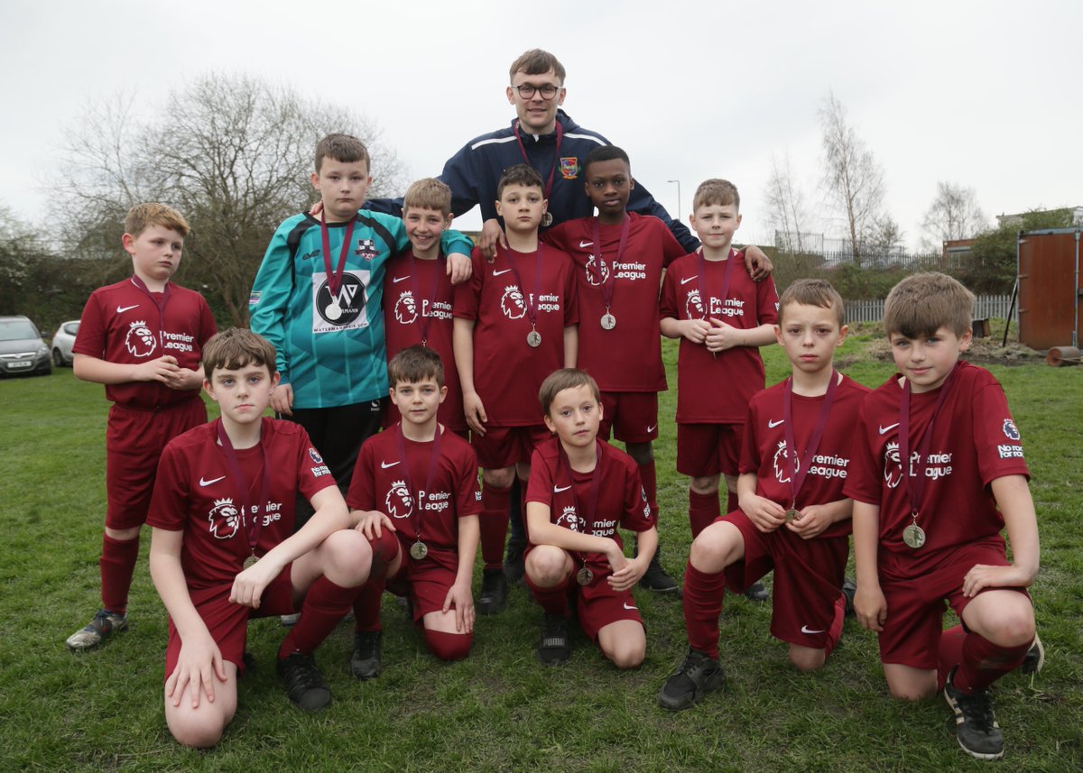 Goldthorpe Junior school football team is back. Finalists in the Brian Hyde Cup today - they ran out of time to get an equaliser against Swinton Fitzwilliam. More at tottycup.co.uk/brian-hyde-202… @DeltaGoldthorpe Photo credit: @JulianBarker111