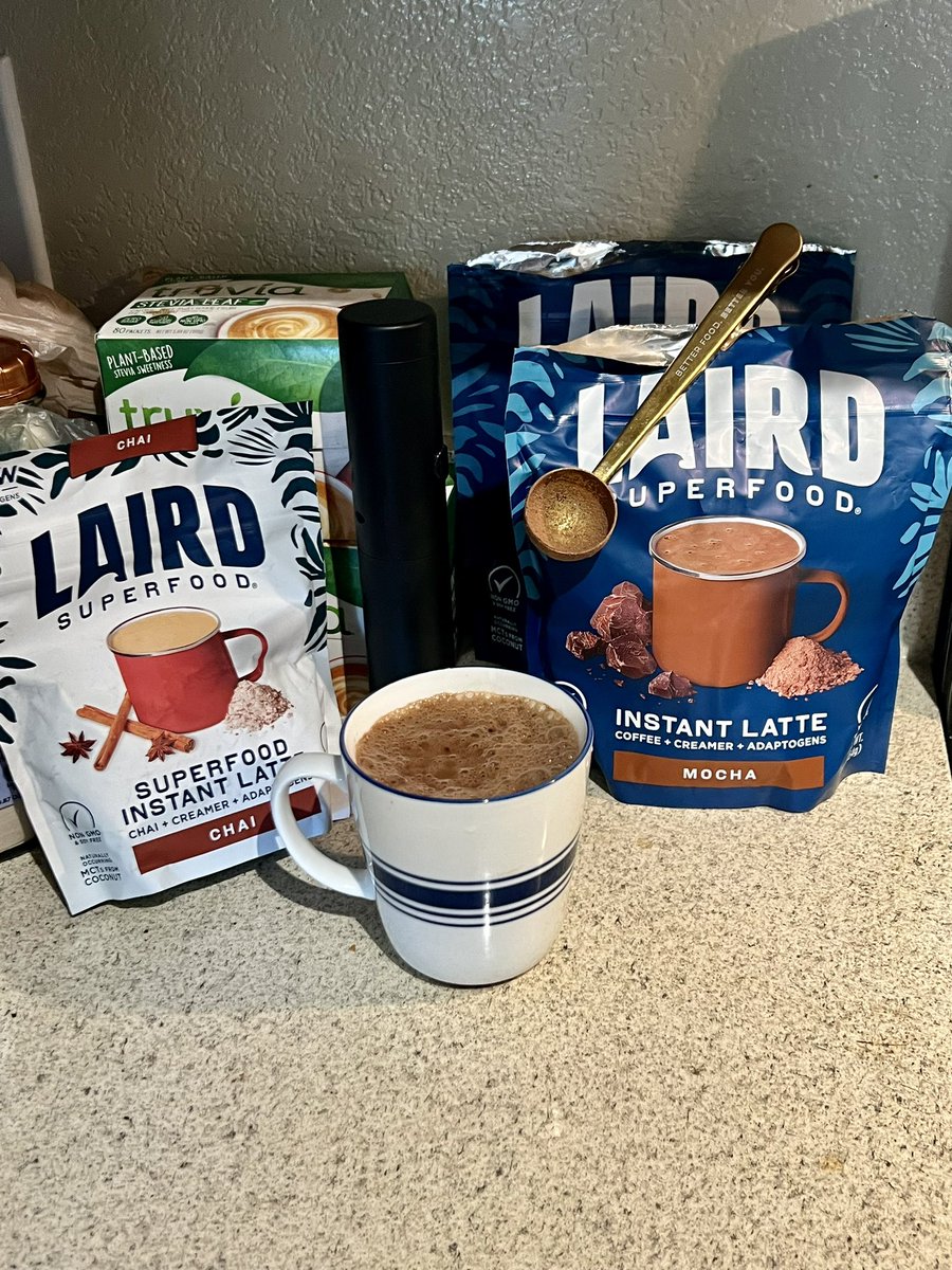Superfood coffee with functional mushrooms is a game changer 🍄 ☕️ 
@LairdSuperfood 
#coffeehead 
😋😛  🏊🏼‍♂️🚴🏻‍♂️🏃🏻