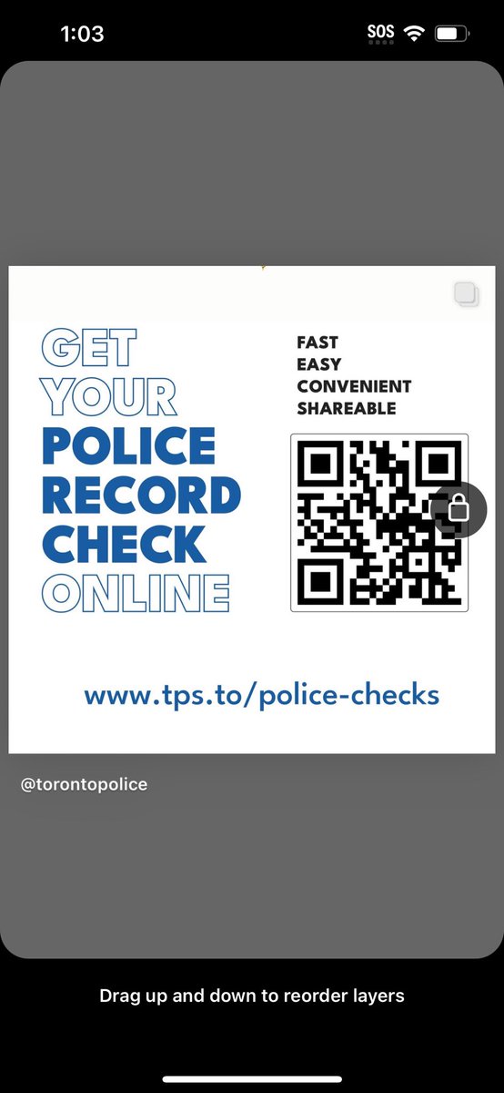 Police Record Checks are now more convenient. So many of you asking how to get your records check done. Use the QR code to access. @eglintoneastnco