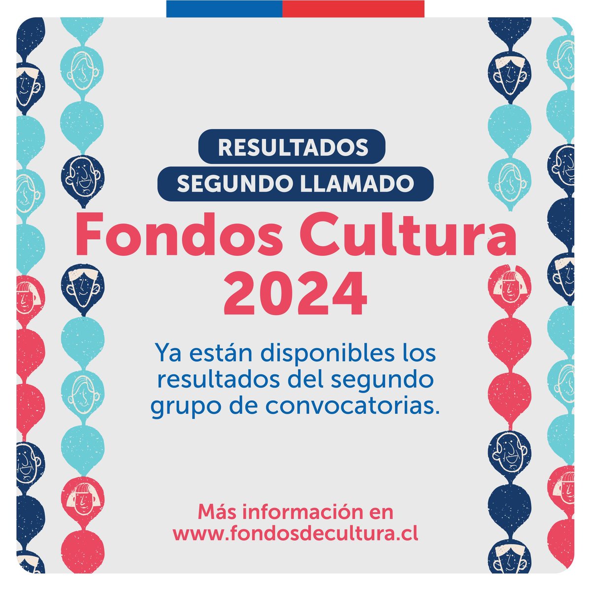 ¡Atención artistas y creadores! 🎨🎭 Los resultados de los Fondos Cultura 2024 ya están aquí: 

🎶 Fondo de la Música  
🎭 Fondo de las Artes Escénicas  
🎥 Fondo Audiovisual  
📚 Fondo del Libro y la Lectura  
🌟 Fondart Nacional  
🌍 Fondart Regional 

📌fondosdecultura.cl/resultados/