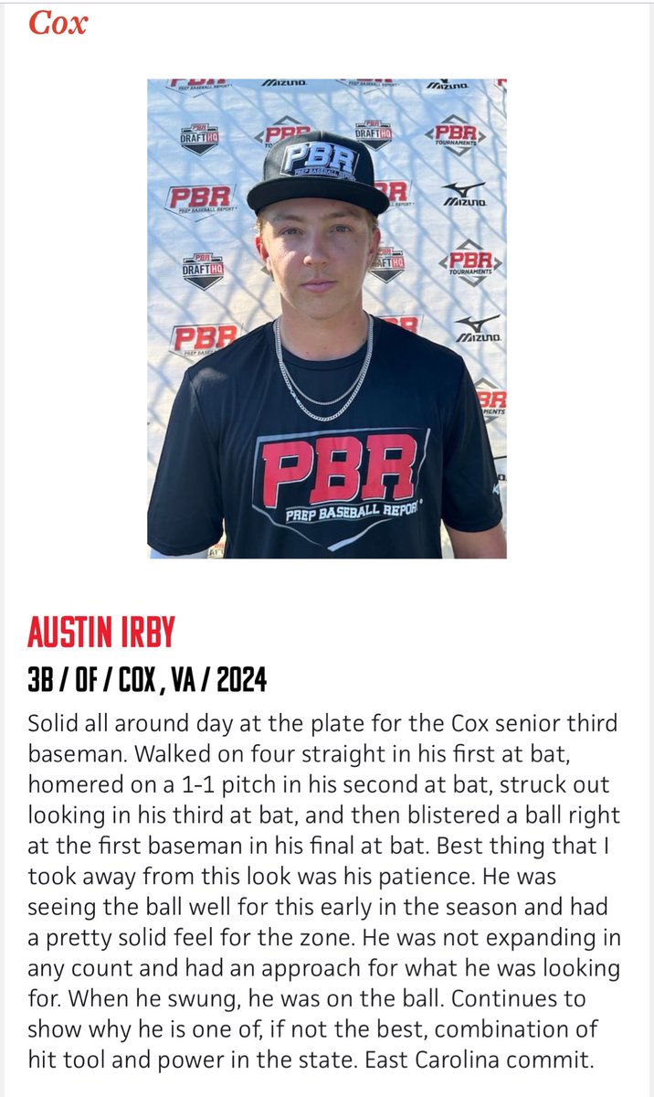 PRIrby (@irbyprs) on Twitter photo Appreciate <a href="/ksallday19/">Jason Burton</a> for making a trip to DC and for <a href="/prepbaseball/">Prep Baseball</a> . Thank you for the <a href="/Cox__Baseball/">Cox Baseball</a> and all HS support ! Appreciate <a href="/ksallday19/">Jason Burton</a> for making a trip to DC and for <a href="/prepbaseball/">Prep Baseball</a> . Thank you for the <a href="/Cox__Baseball/">Cox Baseball</a> and all HS support !