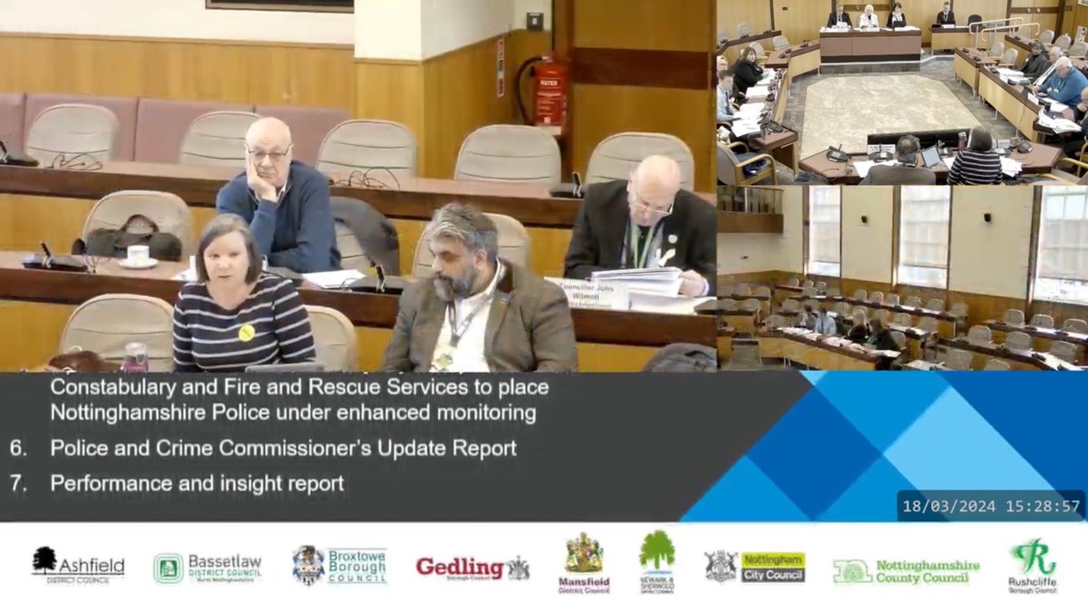 Serious questions today for Caroline Henry at the Police & Crime Commissioner’s Panel considering the recent move by HMIC to put @NottsPolice into Enhanced Measures. youtube.com/live/zOdM7KkbY…
