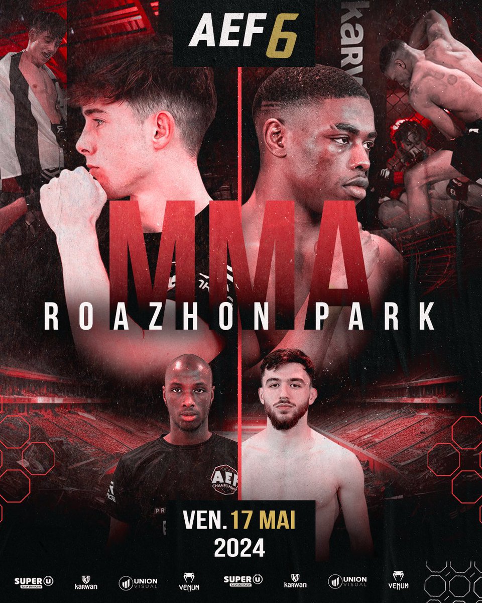 prideordie's tweet photo. L'#AEF6 aura lieu le 17 mai au 𝐑𝐎𝐀𝐙𝐇𝐎𝐍 𝐏𝐀𝐑𝐊 🏟 de Rennes ! 👊💥 https://t.co/Ucag9AHh32