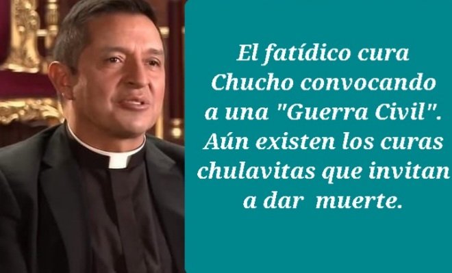XPost1A's tweet photo. El padre Chucho no es un sacerdote. Es un terrorista arrodillado al uribismo. https://t.co/CKTaLJCBoi