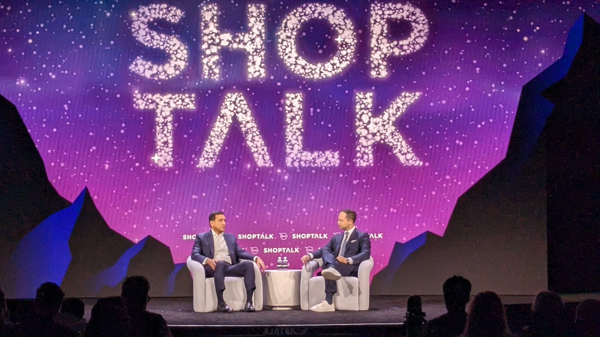 We closed out our Day Two keynotes with @ProcterGamble #COO Shailesh Jejurikar sharing his keys to unlocking #market growth with @YahooFinance Executive Editor @BrianSozzi #shoptalk #Retail #ecommerce