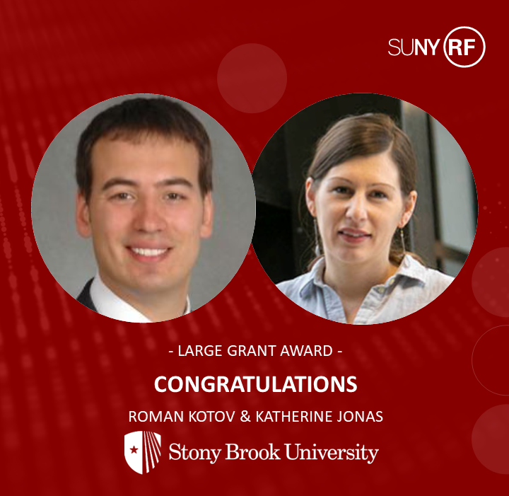 Congratulations to Drs. Roman Kotov and Katherine Jonas on being awarded $3.9 million from @NIMHgov. The SUNY Research Foundation is proud to support your work at Stony Brook University. #SUNYResearch #SUNYImpact