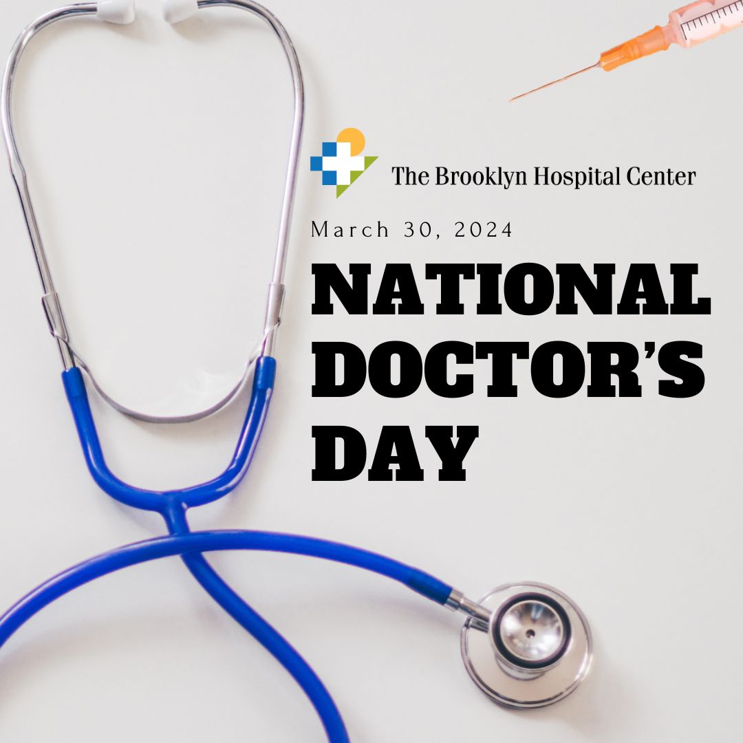 Happy National Doctors Day! We take pride in our dedicated team of doctors whose unwavering commitment and expertise continue to elevate the standard of care we provide to our community every day. #NationalDoctorsDay #KeepingBrooklynHealthy