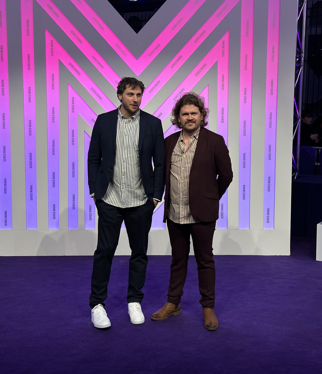 FestSeriesMania's tweet photo. 🎥 Les deux réalisateurs de la série danoise #TheStruggleForExistence, en compétition Formats Courts sur le tapis rouge de #SeriesMania
🇩🇰 Avec #JannikDAHLPEDERSEN et #RasmusSKAARUPJOHANSEN https://t.co/km8bGNxq8q