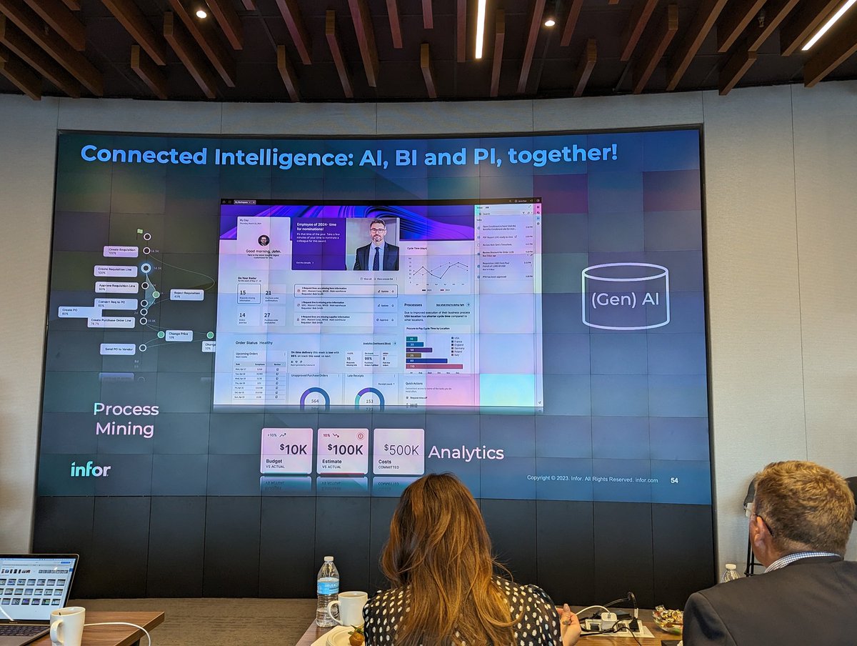 And <a href="/Infor/">Infor</a> wants to bring all intelligence together - #AI #BI and #PI

#InforInnovationSummit