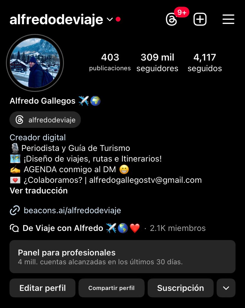 Ya soy uno de los 7 travel bloggers mexicanos mas seguidos en Instagram, en solo 10 meses desde que inicié este proyecto 🥹✈️🧡