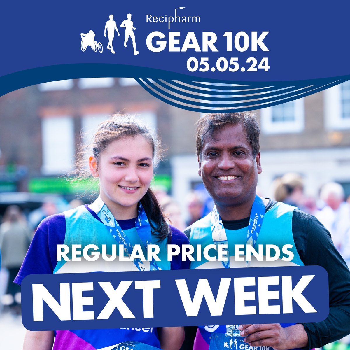 The regular price is ending soon. The price will increase on Sunday 24th March. Secure your discounted price before time runs out🙌 #runforall #gear10k