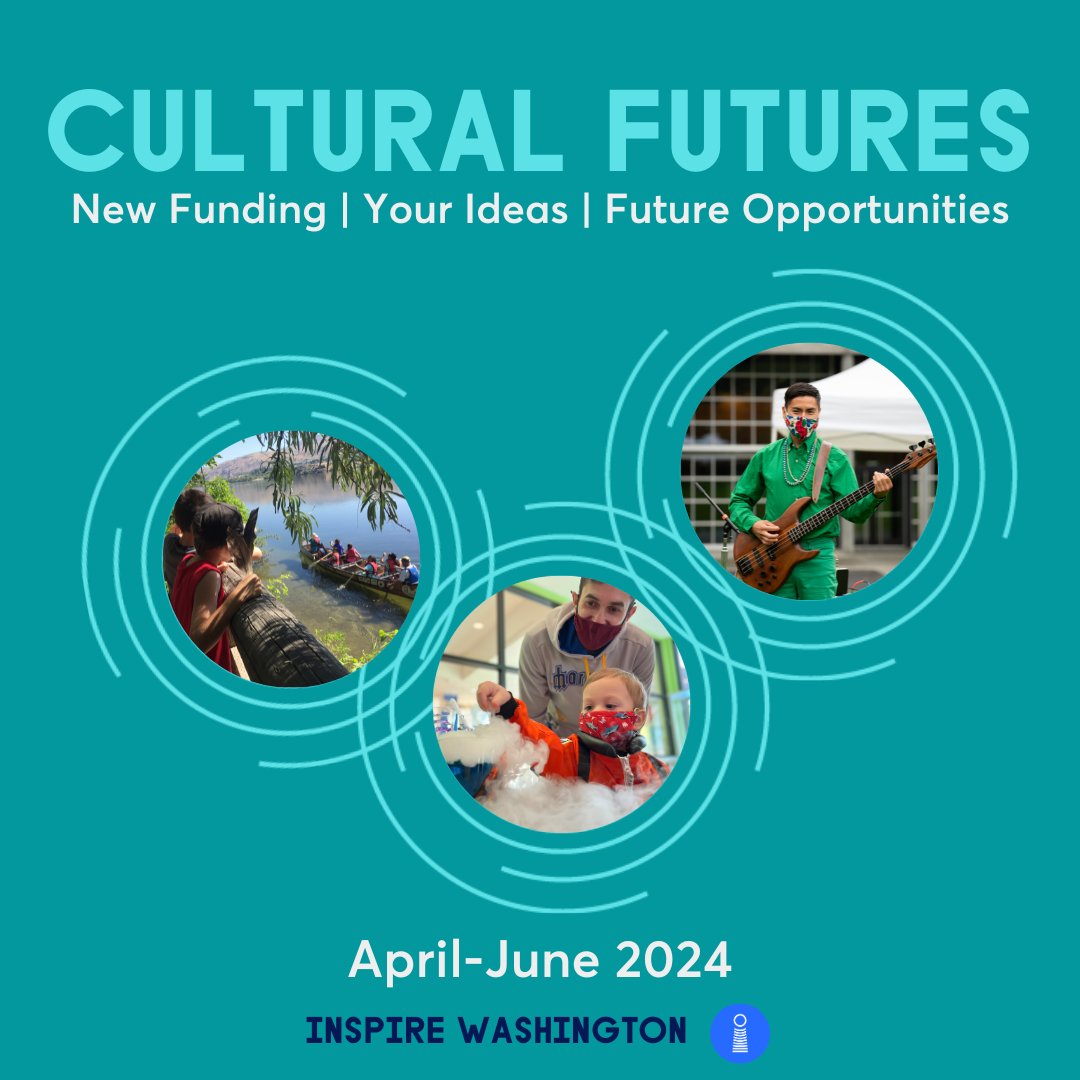 Announcing the 2024 Cultural Futures tour! Cultural Futures is a FREE funding, policy, and advocacy workshop for cultural businesses and supporters. Learn more and register for the event in your region HERE: inspirewashington.org/events/cultura… #arts #washingtonstate #heritage #science