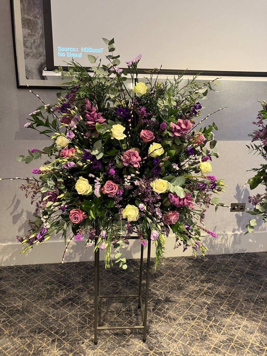 Our talented floristry students showcased their skills at Sedgebrook Hall for the Landex annual conference! 🌸 #FloralDesign #MoultonMade
