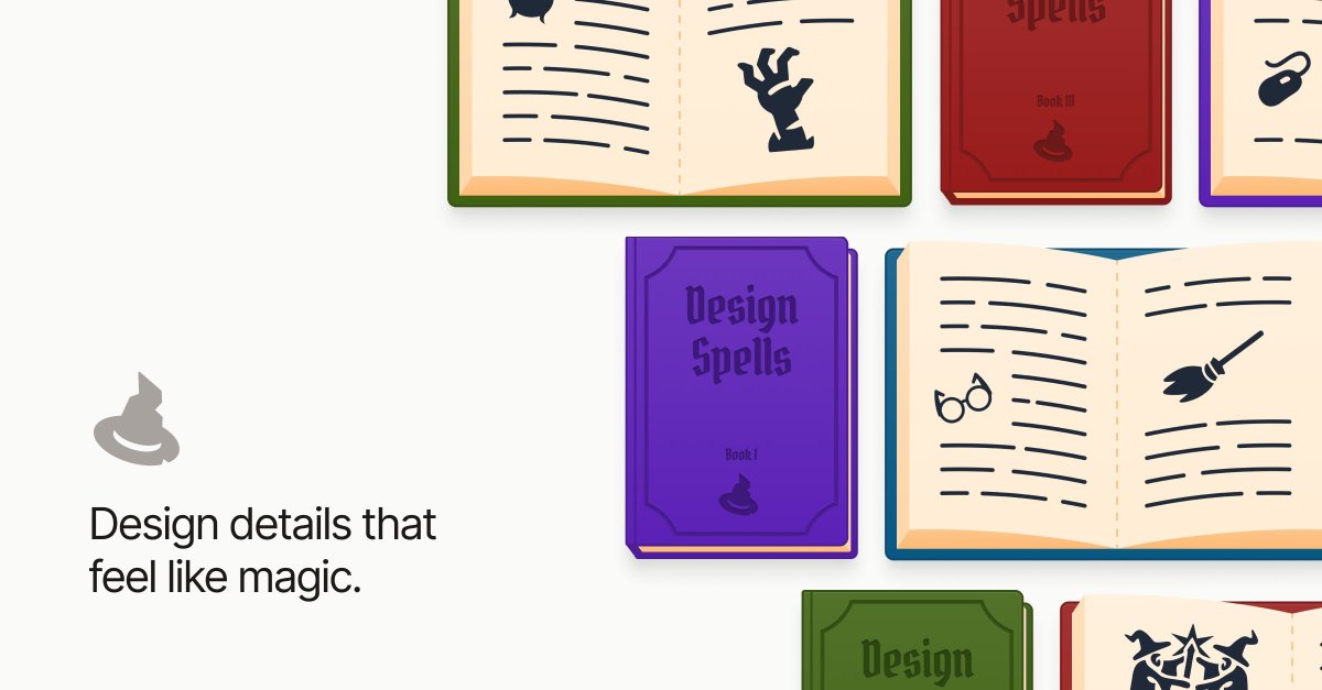 Design Spells · Design details that feel like magic designspells.com