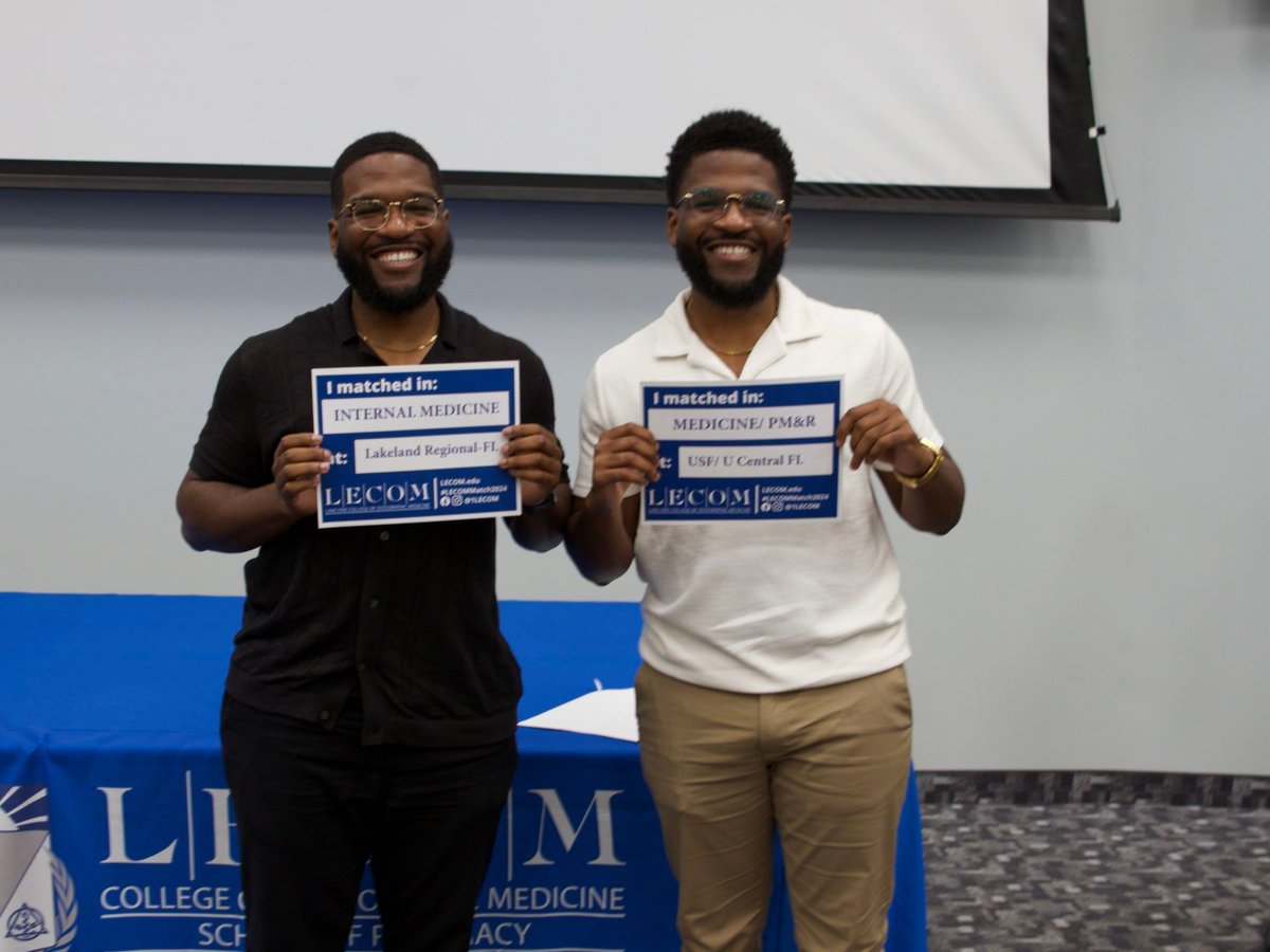 Happy 2024 Match from our LECOM Bradenton Match Day Ceremony! 

Congratulations to everyone this Match season! Stay tuned for even more match day celebrations! 

Share your photo by using #LECOMMATCH2024