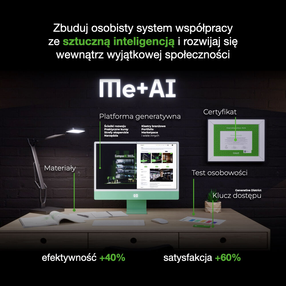 Uwaga - rekrutujemy do CampusAI Poland! Około 20 otwartych pozycji

CampusAI Poland is hiring! Ca. 20 open positions, nice compensation, benefits and work in an amazing AI-driven team!
We're looking for: AI Avatar Animators, Full Stack + Frontend Developers, Senior Metaverse