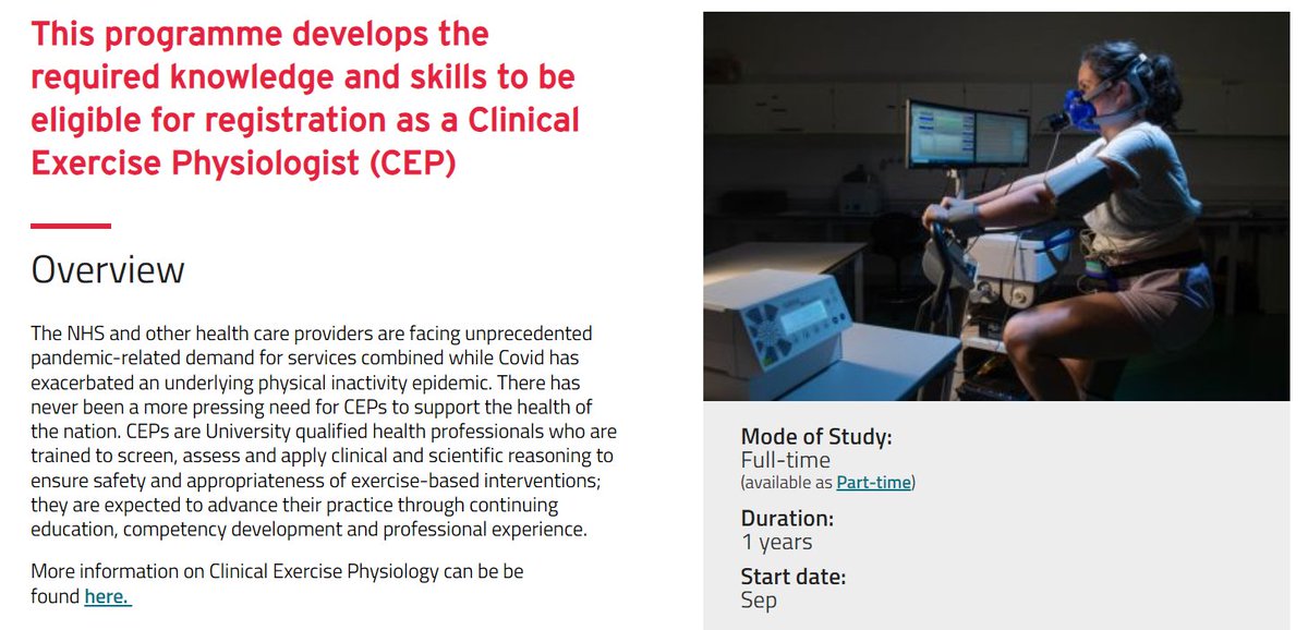 Clinical Exercise Physiology MSc | Edinburgh Napier University

Please share! 

napier.ac.uk/courses/msc-cl…