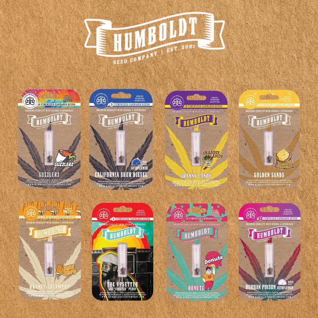Humboldt Seed Company New Drop 🔥 available at seedslocker.com

#seedslocker #seedbank #photoperiod #humboldtseedcompany