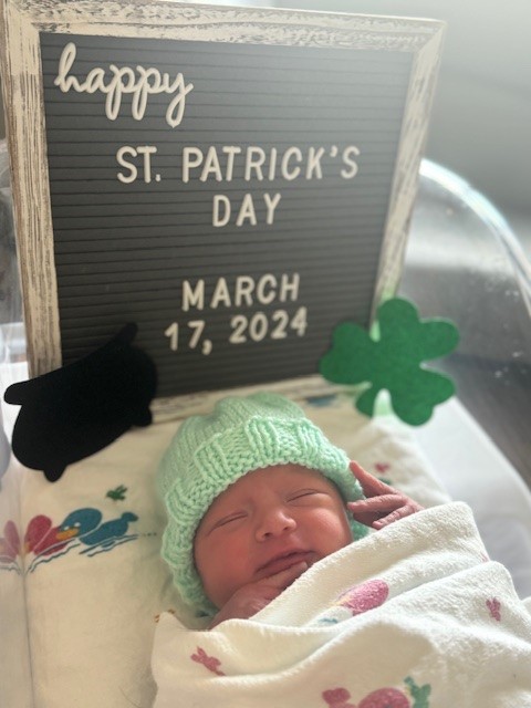 What better way to celebrate St. Patrick's Day than with the arrival of our littlest shamrocks, Giovanna and Quincy! Sending a warm welcome to the adorable babies born at Exeter Hospital yesterday, bringing extra luck and joy to our community. 💚👶🍀

#StPatricksDayBabies