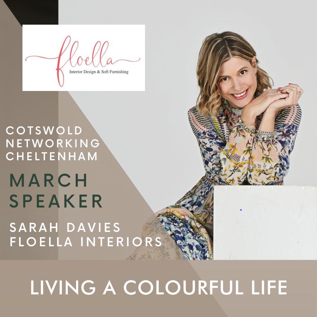 Tomorrow's speaker for our Cheltenham networking group is Sarah Davies from @floellainteriors - Book online on our website - cotswoldnetworking.co.uk/membership/19t… #cotswoldnetworking #cheltenham #cheltenhambusiness #cheltenhamnetworking #cheltenhamsmallbusiness #gloucesterbusiness