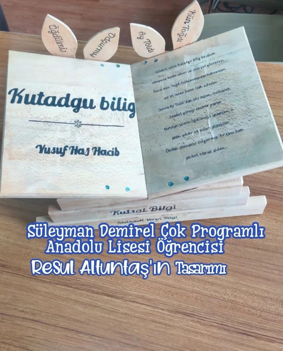 HarranSDCPAL's tweet photo. Dilimizin Zenginlikleri projesi kapsamında yapılan Kutadgu Bilig Okumaları Nesne Yarışması için okulumuz öğrencilerinden Resul Altuntaş'ın hazırlamış olduğu tasarım. Öğrencimize emeği için teşekkür ediyoruz 👏👏 https://t.co/h5rXPZPRnO