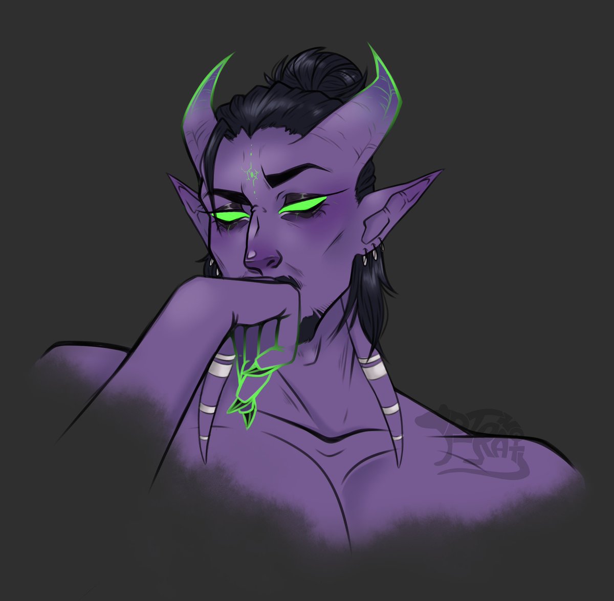 Ny'ex, Akars dad #worldofwarcraft #eredar #draenei #DigitalArt