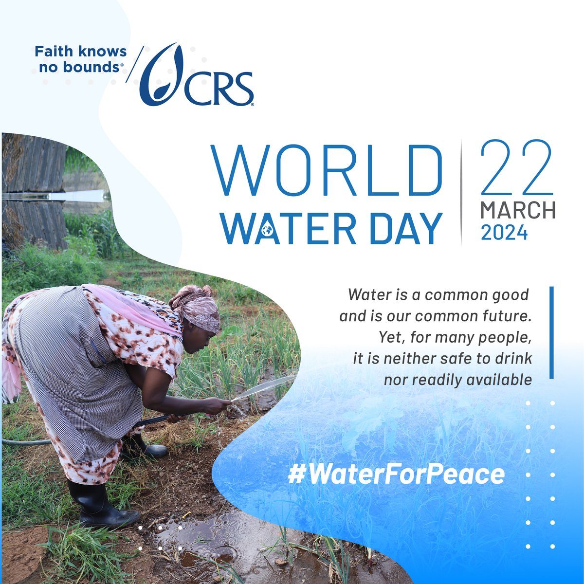 Safe and clean drinking water🚰 and sanitation a human right essential to the full enjoyment of life and all other human rights. #WaterForPeace