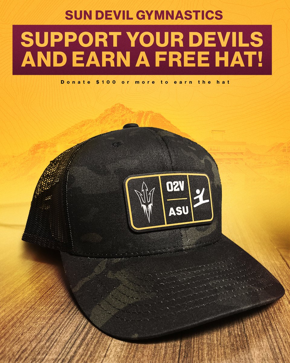 Cool hat alert!! 😍

When you donate $100 or more to our program, you automatically get this hat! 🙌 Head here to make a donation >> bit.ly/4akTfQL

#GymDevils /// #BackYourDevils