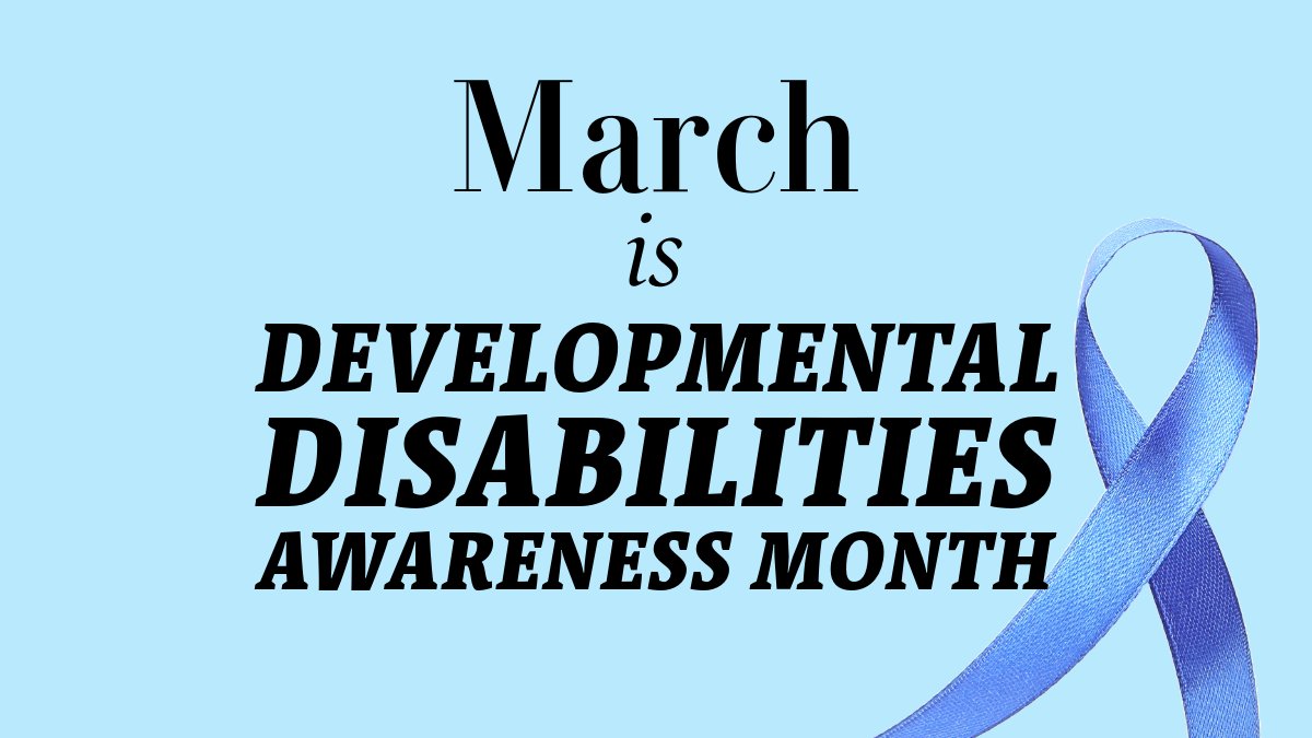 March is Developmental Disabilities Awareness Month in North Carolina. The month acknowledges the nearly 200,000 residents of North Carolina with intellectual and other developmental disabilities. Learn more here: ncdhhs.gov/news/press-rel…