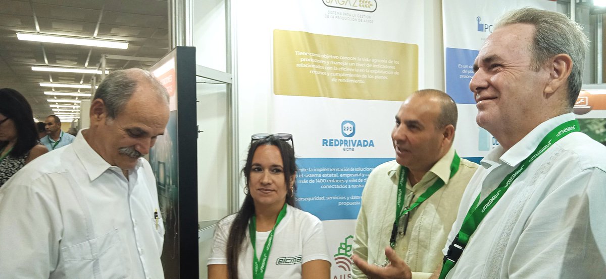 EicmaCuba's tweet photo. #EICMA agradece la oportunidad que brinda Fiagrop en esta XXV edición de poder participar e intercambiar con otros expositores nacionales y extranjeros que posibilitan el desarrollo de nuestra empresa, para un futuro sostenible y sustentable. 💚#somoseicma #somosgelma #mimag https://t.co/PoC7OKMBUT