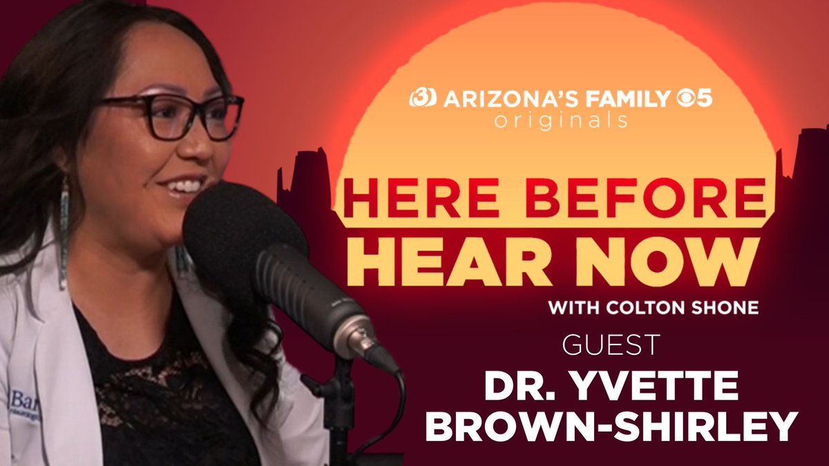 🚨 𝗡𝗘𝗪 𝗣𝗢𝗗𝗖𝗔𝗦𝗧 🚨 In the new 'Here Before, Hear Now' podcast, @ColtonShone is joined by Dr. Yvette Brown-Shirley. Stream: azfamily.tv/3vgjb19 Apple: apple.co/3R0HbxH Spotify: spoti.fi/3qQcBw8 YouTube: youtu.be/zajkY0lLCvA