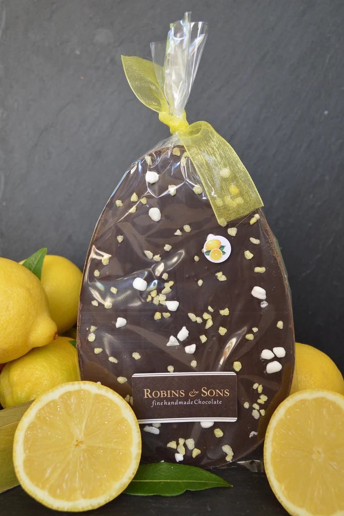 RobinsandSons's tweet photo. 🍋 SICILIAN LEMON CRUNCH Easter Egg Bars.
Flavoured with natural Sicilian lemon oil, this seasonal 'egg-shaped' 70% dark chocolate bar is sure to tickle the tastebuds.
https://t.co/tLsgf4aib4
Assorted Easter Egg Bars £6.99
#adulteaster #darkchocolateeasteregg #artisaneastereggs https://t.co/2Yk1ck2Pe3