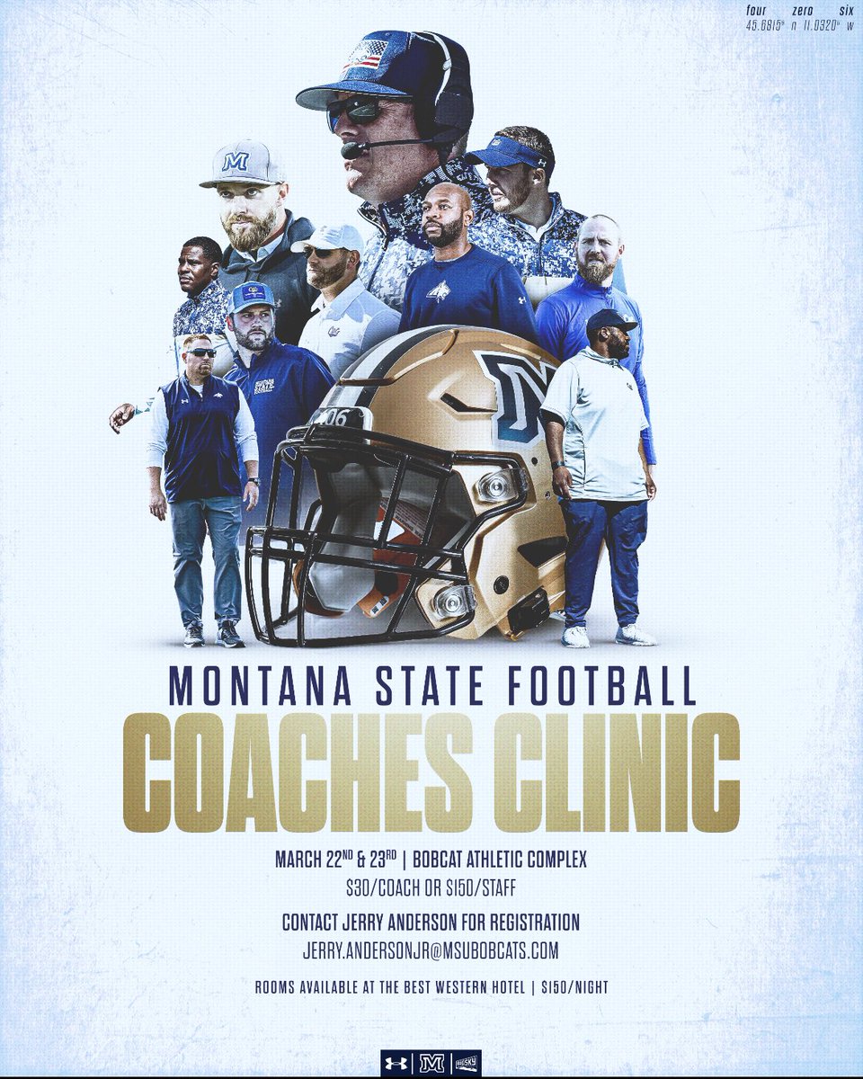 The Coaches Clinic Key Note speaker this year is the GREAT Mike Van Diest! With 6 National Championships and 14 Conference Championships he knows a lot about winning! See graphic for details on registering. Continue for all speakers: