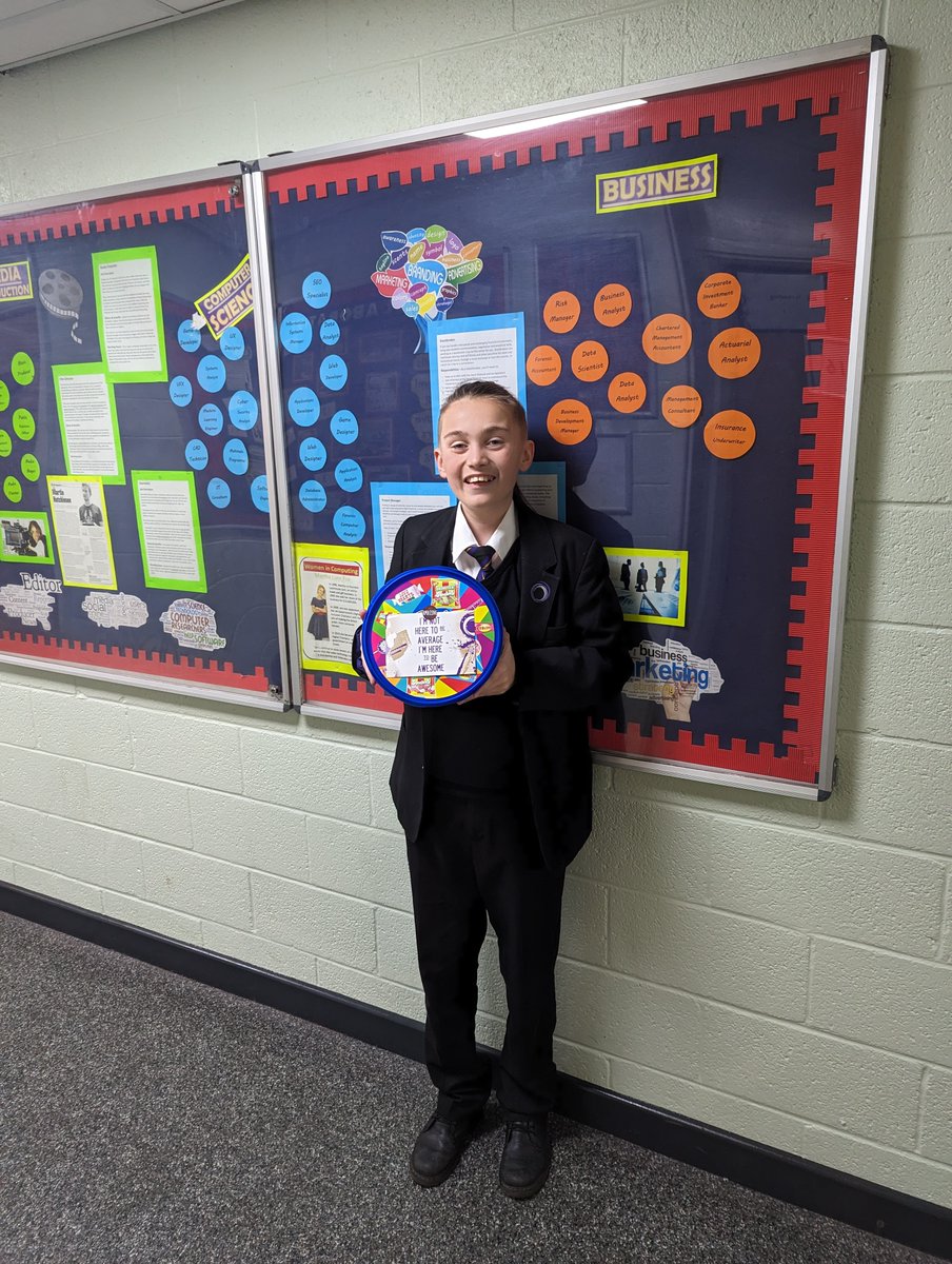 Well done to Clay M in Y8, who had the highest number of learning stars last week! #TeamHindley #ItsWhoiAm #PraiseCulture