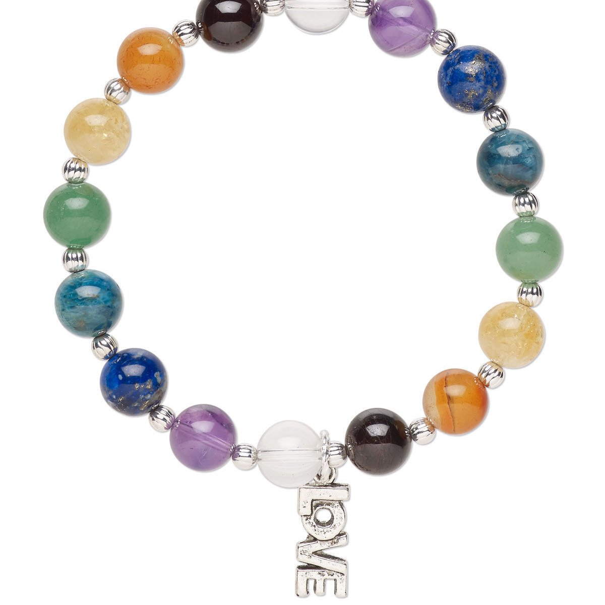 Why limit yourself to one gemstone when you can have all the colors of the rainbow in one energy #bracelet? bit.ly/43mDuqk