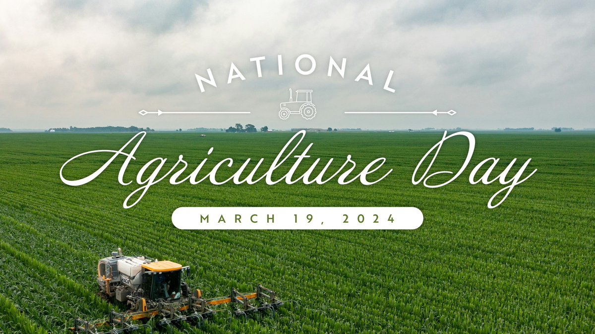 Happy National Agriculture Day! 🚜 🌳