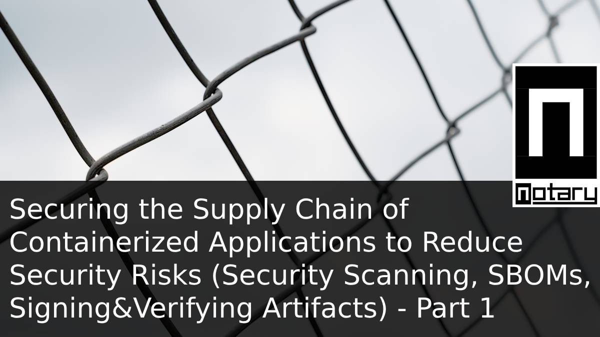 Ive just published 'Securing the Supply Chain of Containerized Applications to Reduce Security Risks (Security Scanning,SBOMs,Signing&Verifying Artifacts) –Part1'

EN: gokhan-gokalp.com/en/securing-th…

TR: cozumpark.com/containerized-…

#softwaresupplychain #container #security #sbom #devsecops