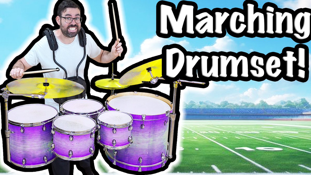 I made a MARCHING DRUMSET! Check it out here: youtu.be/PkuT-0R_1hc