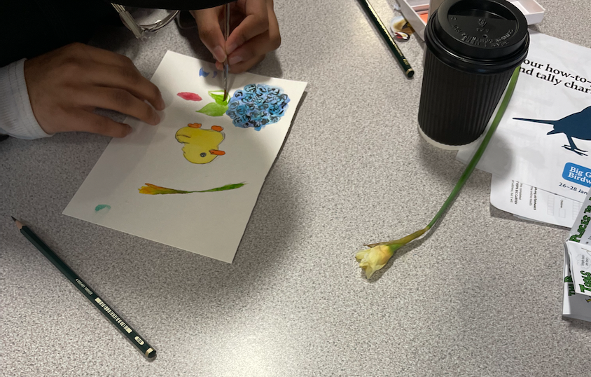 FPHSScience's tweet photo. We were delighted to welcome families to our first Family Workshop on Thurs 14th March. The workshop was hosted by our amazing Nature Club team who shared how to use apps to ID wildlife, how to create birdfeeders and provided an opportunity to have a go at nature journaling https://t.co/5WzT0GeJyo