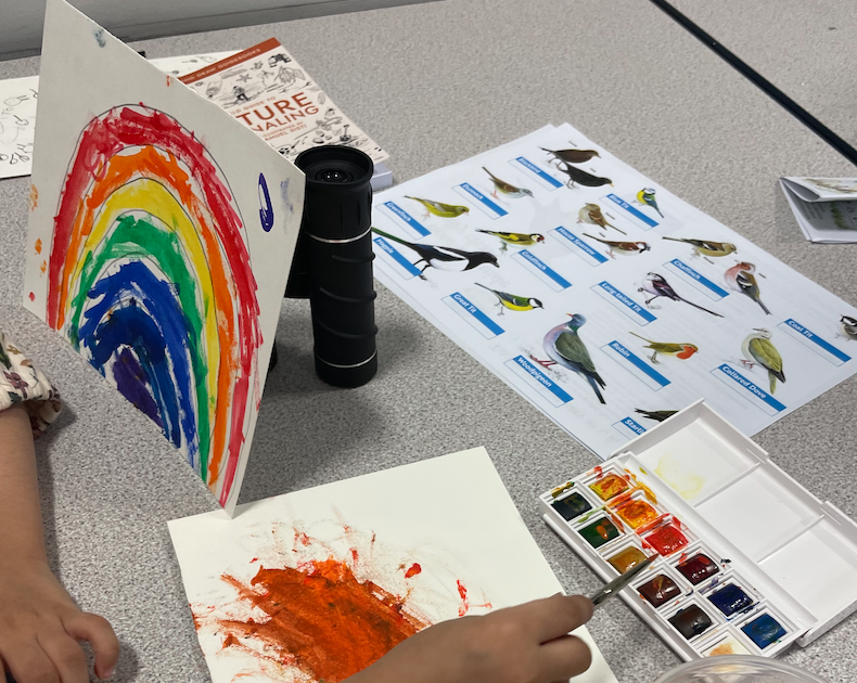 FPHSScience's tweet photo. We were delighted to welcome families to our first Family Workshop on Thurs 14th March. The workshop was hosted by our amazing Nature Club team who shared how to use apps to ID wildlife, how to create birdfeeders and provided an opportunity to have a go at nature journaling https://t.co/5WzT0GeJyo