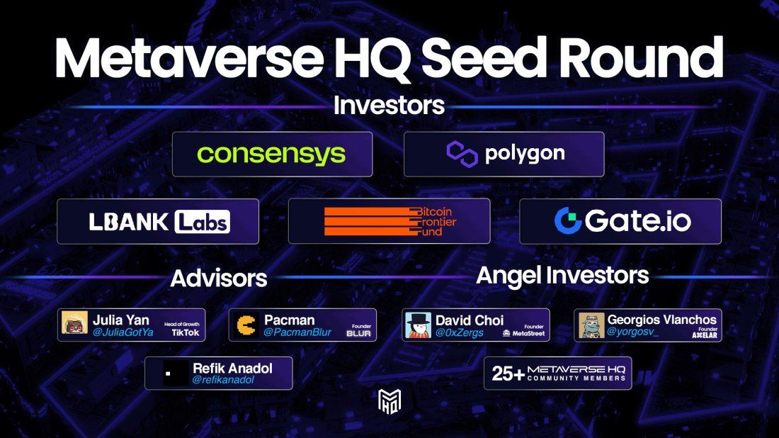 We're proud to announce that we have raised our seed round co-led by <a href="/Consensys/">Consensys.eth</a> &amp; <a href="/0xPolygon/">Polygon</a>

Join us in building the incentivization layer of the internet, turning every action into a reward

Get on the moon mission 3/25 - See details at app.mvhq.io/missions/mvhq-…