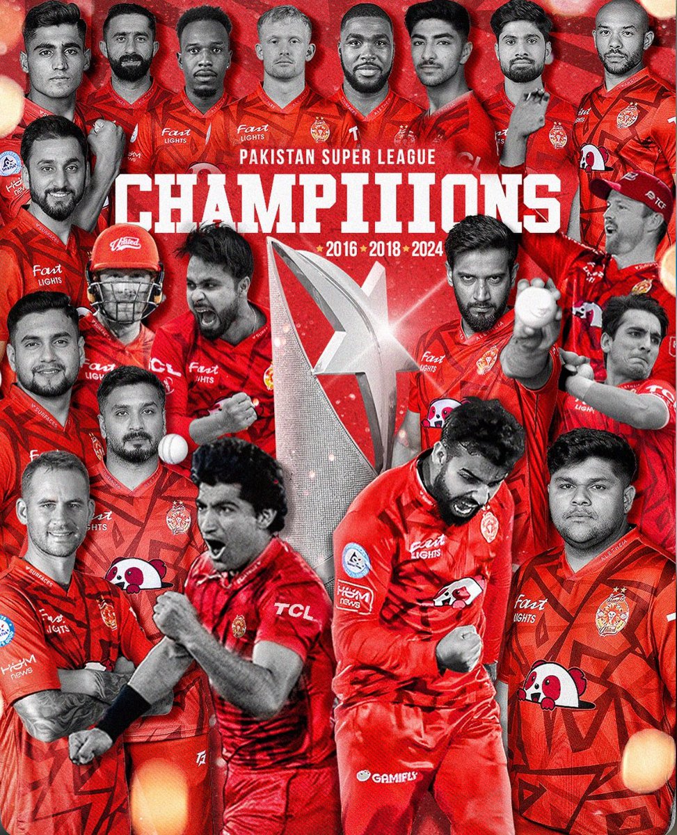 Congratulations @IsbUnited for becoming champions of PSL for the third time..Hard luck @MultanSultans #HBLPSL9 #IUvsMS