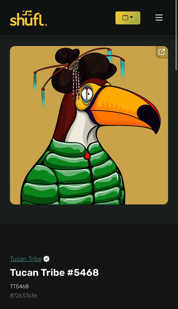 jforcejr84's tweet photo. Ayyee @TucanTribe I am an official #longbeak #NeverSleep #Birdchain #Algorand #AlgorandNFTs
🧹 🧹 🧹 🔥🔥🔥 $GAS $BPM https://t.co/entkGAlNcE
