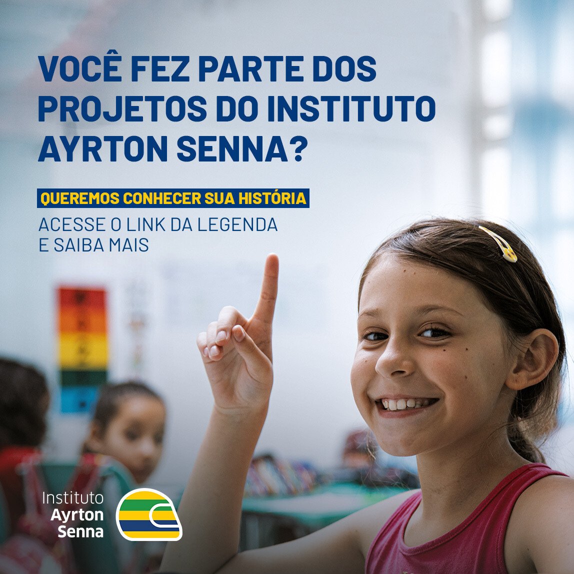 O Instituto Ayrton Senna está completando 30 anos, e o nosso presente é conhecer quem fez parte desta jornada conosco. Acesse o site e compartilhe sua história: campanhas.institutoayrtonsenna.org.br/conte-sua-hist…