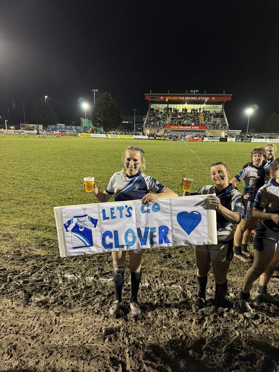 gloverjp's tweet photo. It’s wasn’t to be this year but great to be in Plymouth supporting Holly in her captaincy of the women’s Uni Rugby 🏉 side in this years varsity game https://t.co/LGgJf5vqKm