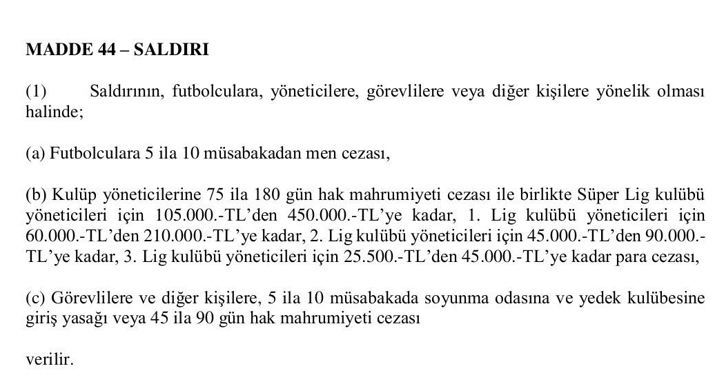 Trabzonspor maçı sonrası taraftarlara saldıran Jayden Oosterwolde, Osayi Samuel, Fred, İsmail Yüksek, Batshuayi ve İrfan Can Eğribayat'a ekte yer alan futbol disiplin talimatının 44. maddesi gereğince 10 maç men cezası verilmelidir! <a href="/TFF_Org/">TFF</a> #FeneriKollamaTFF