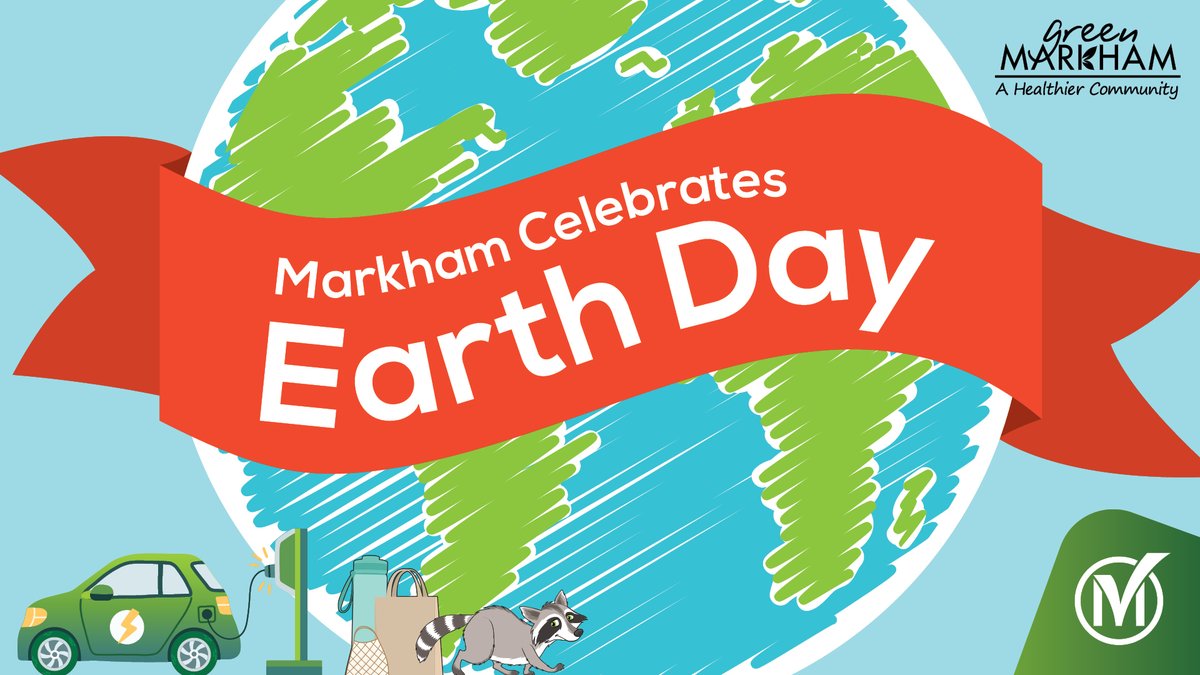 Join us as we celebrate Earth Day on April 20 from 10 AM to 3 PM at Markham Centre (179 Enterprise Blvd.) This family-friendly free event provides a fun and educational perspective on environmental initiatives. Learn more: markham.ca/EarthMonth #greenMarkham